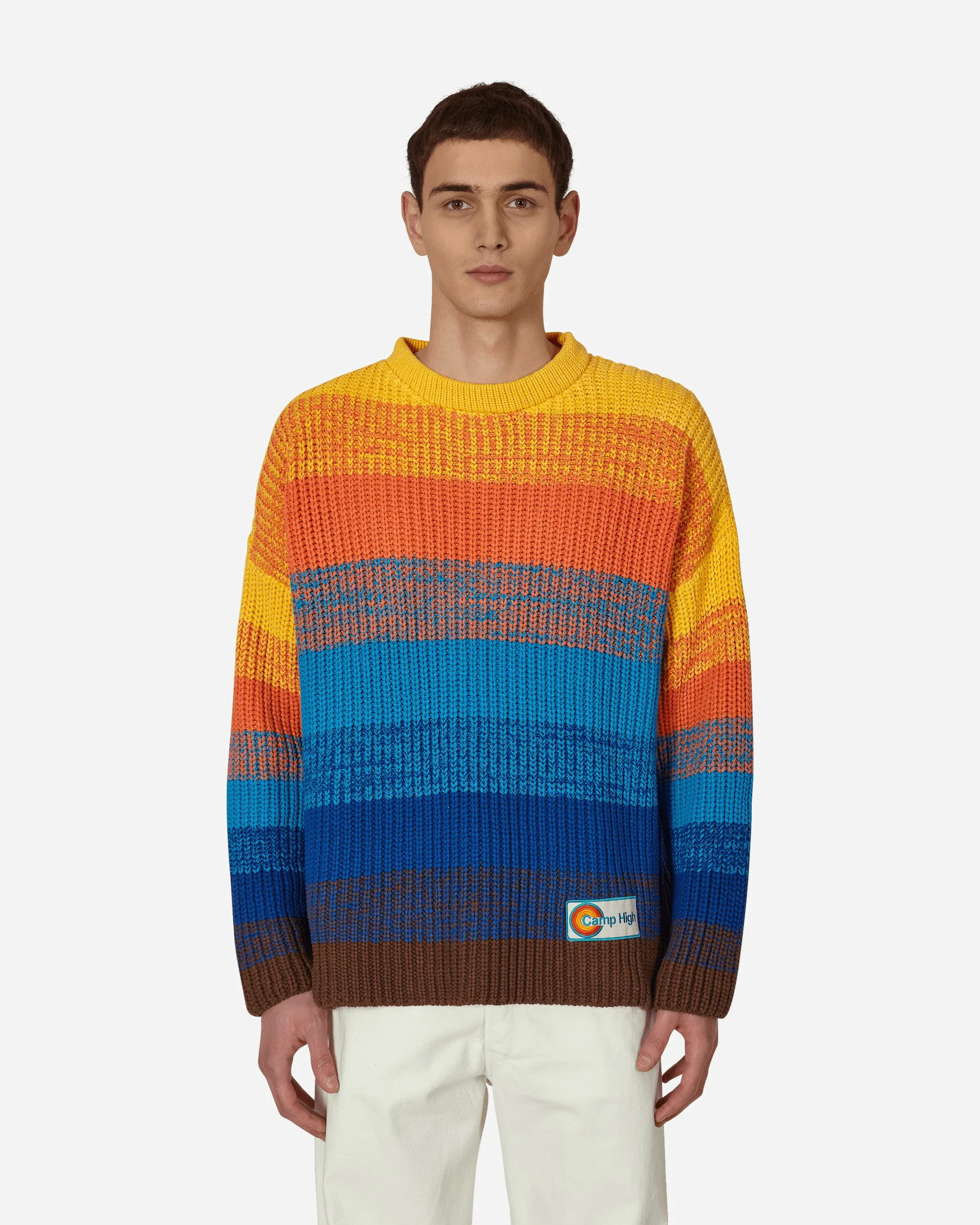 Multicolor Rib Knit Sweater