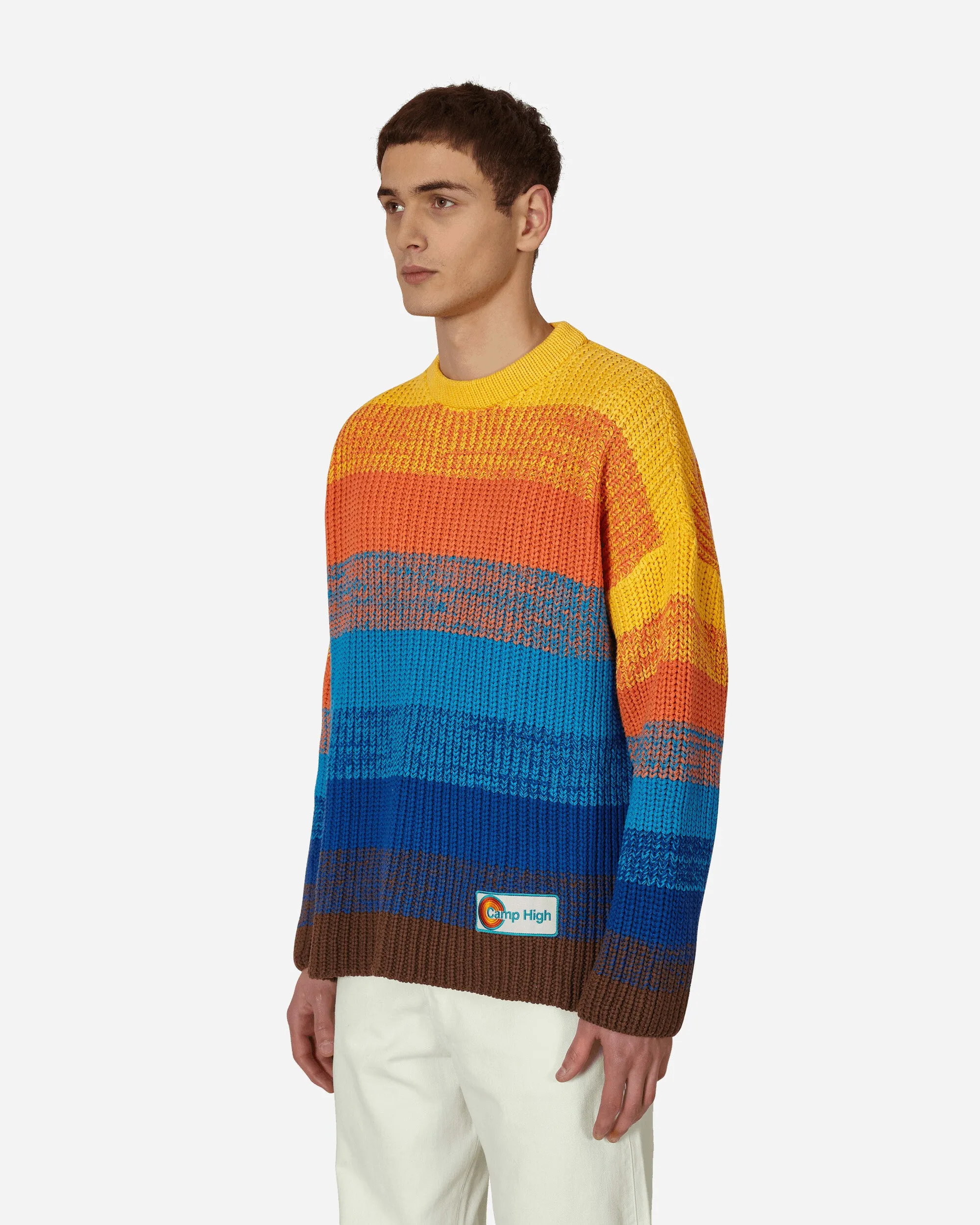 Multicolor Rib Knit Sweater