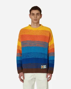 Multicolor Rib Knit Sweater