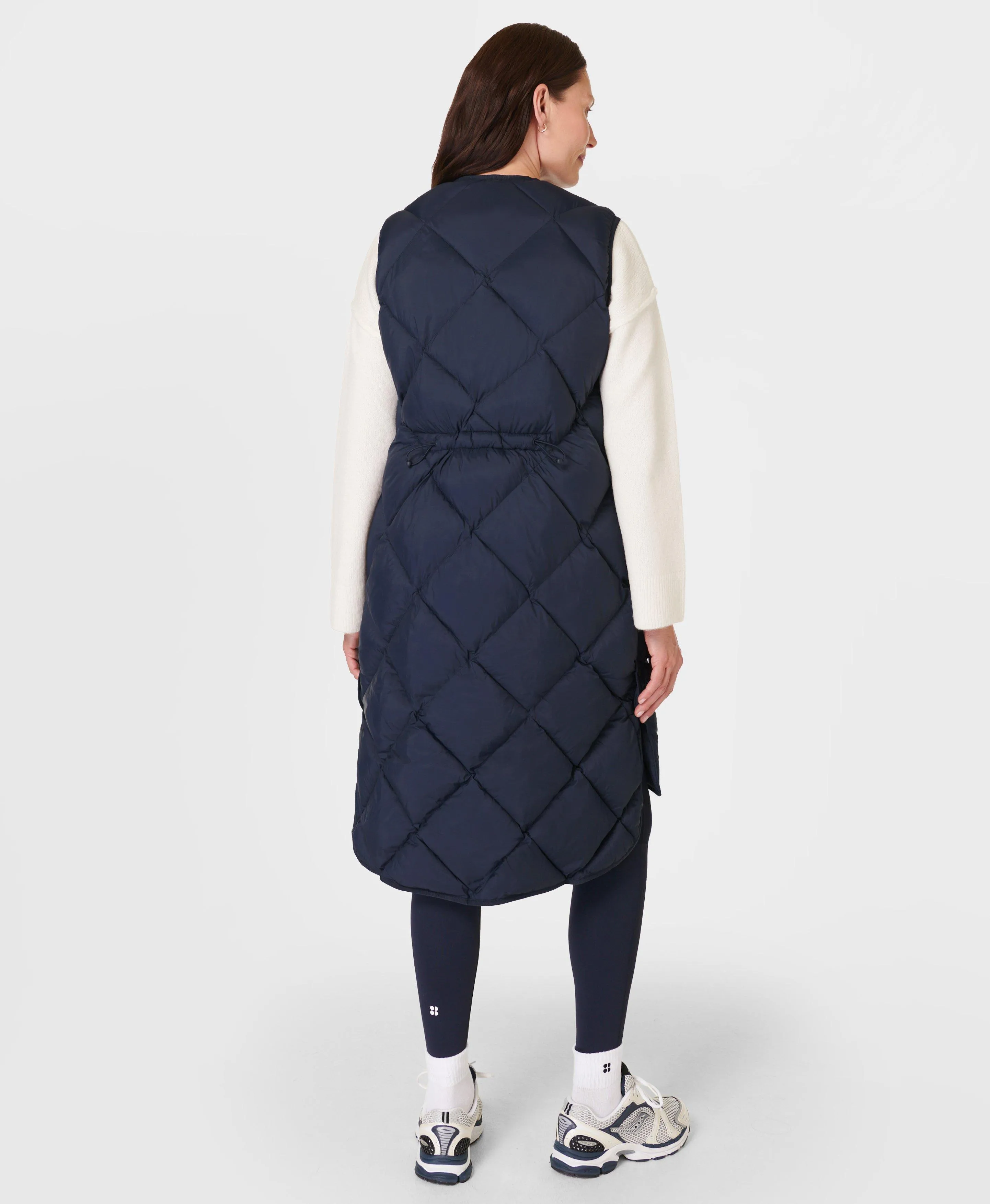 Navy-Blue Downtown Quilted Vest