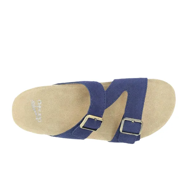 Navy Suede Dayna Sandal for Women by Dansko