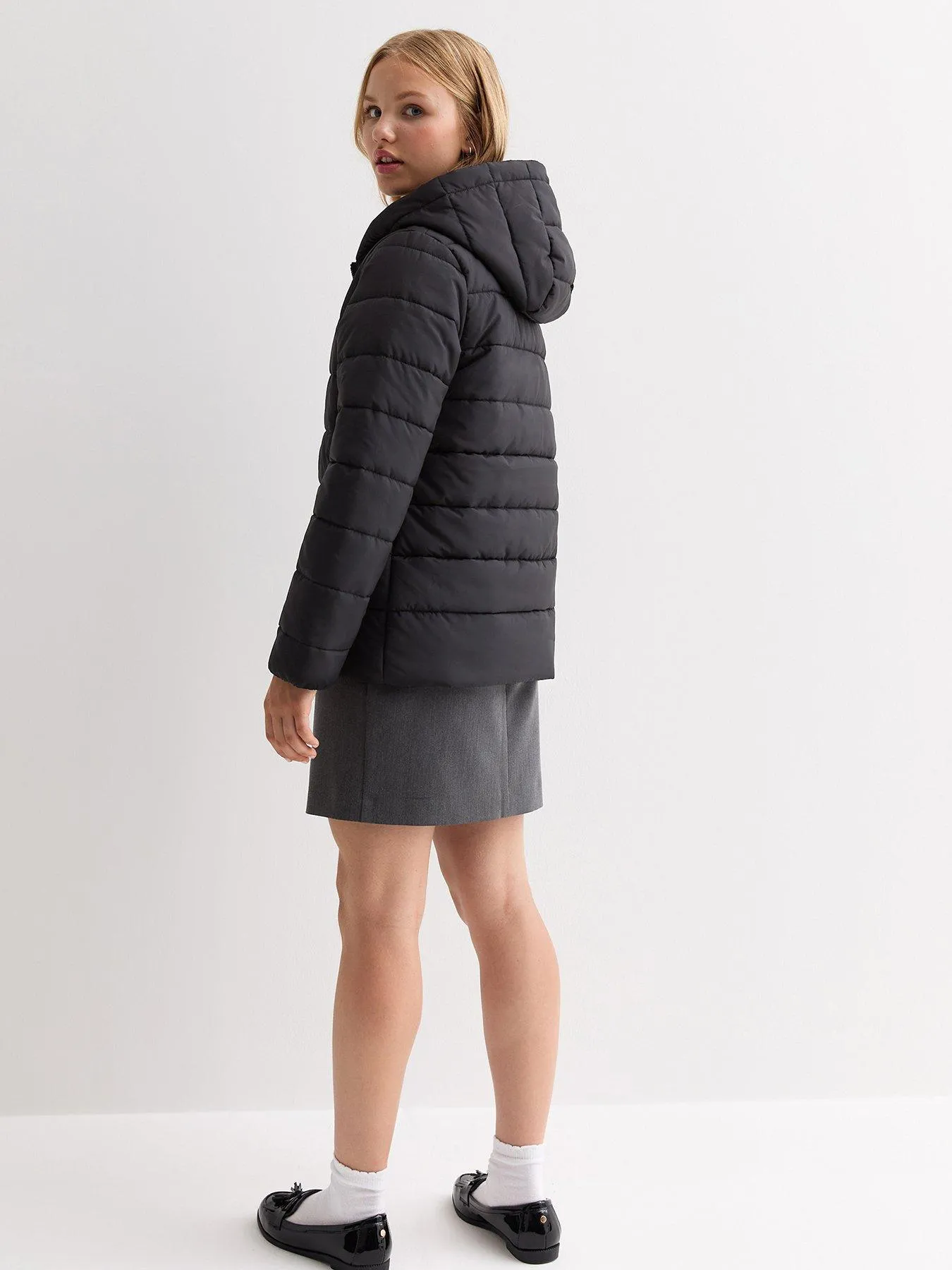 New Look 915 Girls Hooded Quilted Jacket