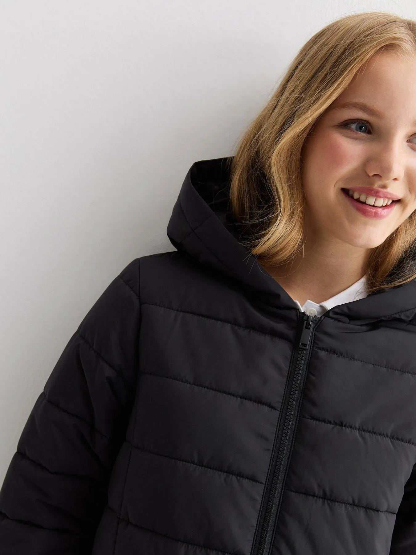 New Look 915 Girls Hooded Quilted Jacket