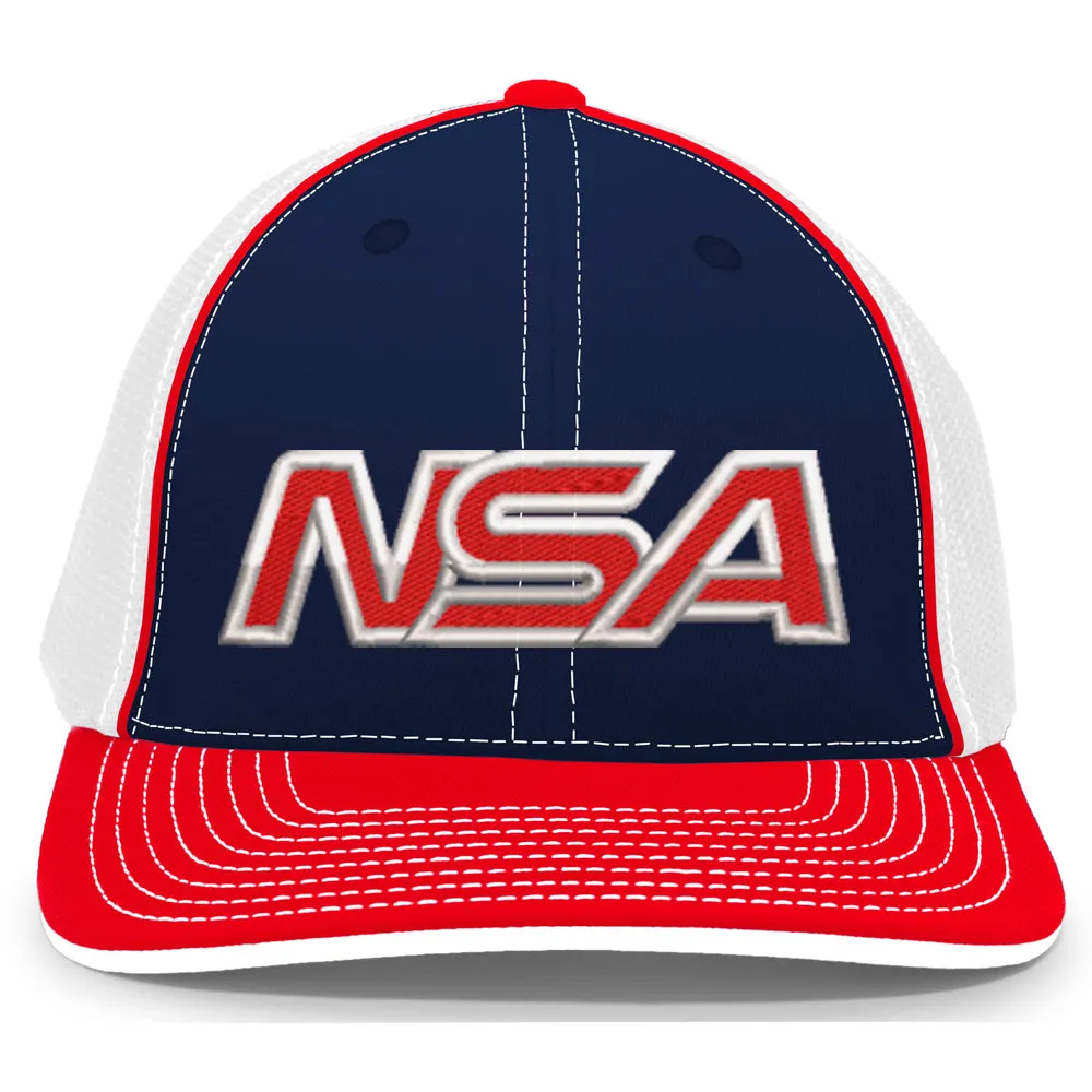 NSA Outline Series Flex Fit Hat 404M