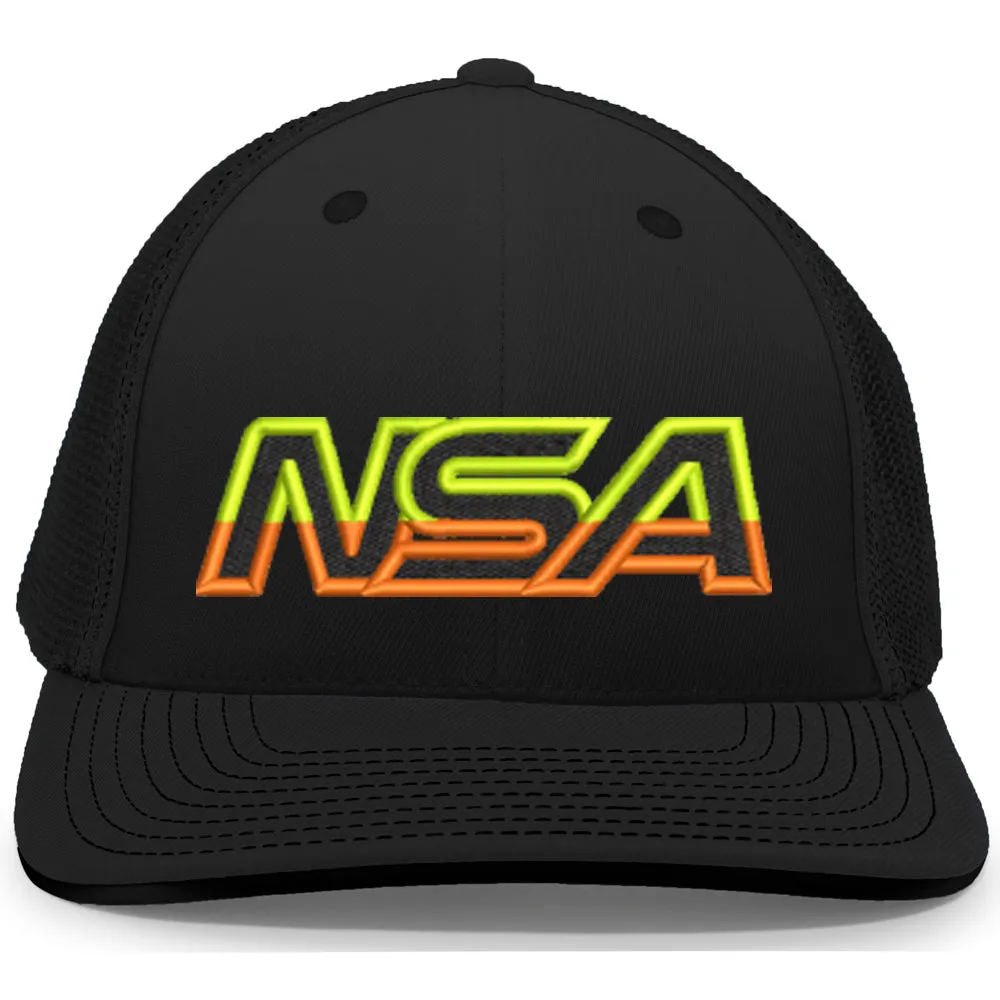 NSA Outline Series Flex Fit Hat 404M