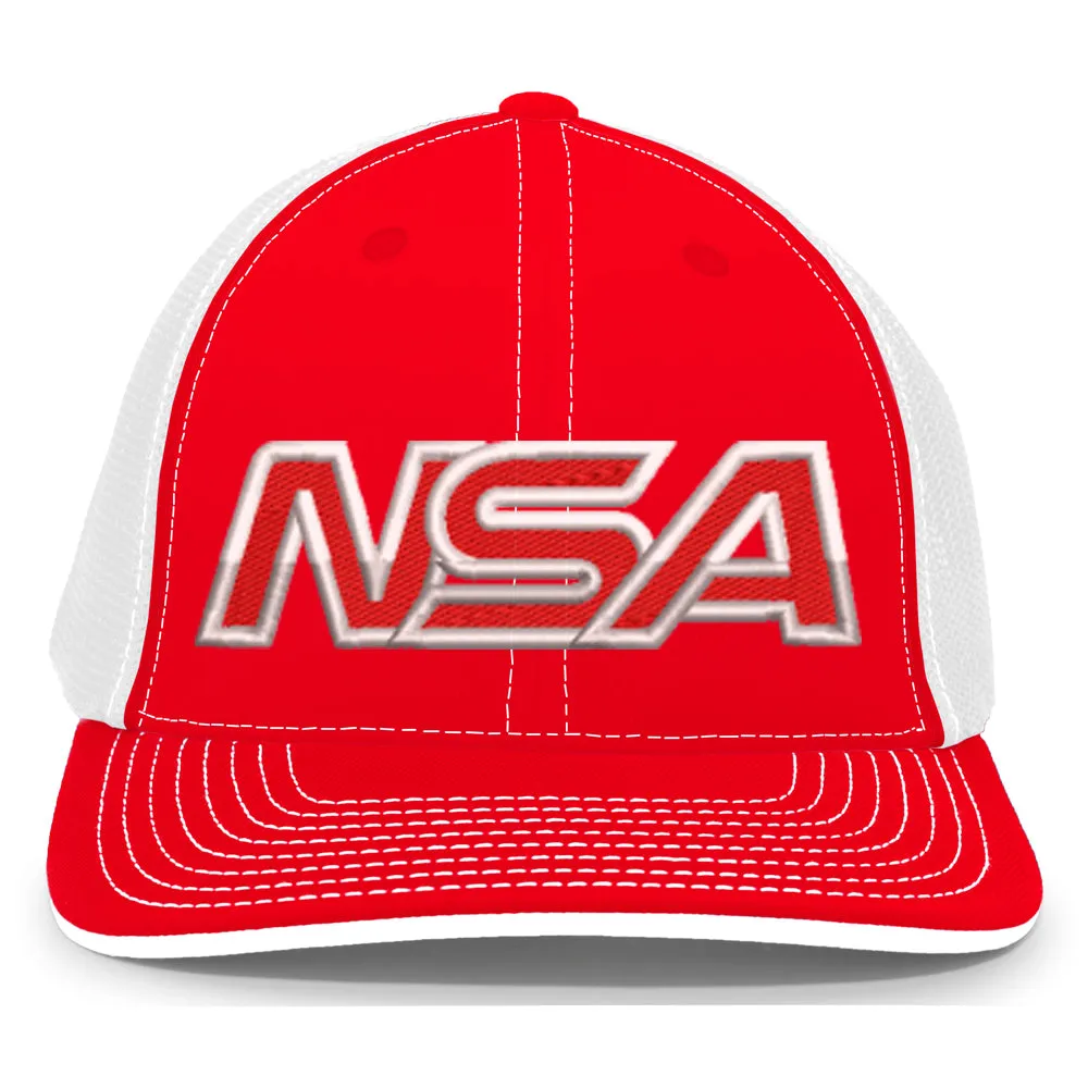 NSA Outline Series Flex Fit Hat 404M