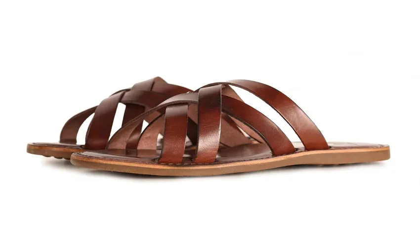 Oliver Sweeney Breguzzo Leather Sandals Brown