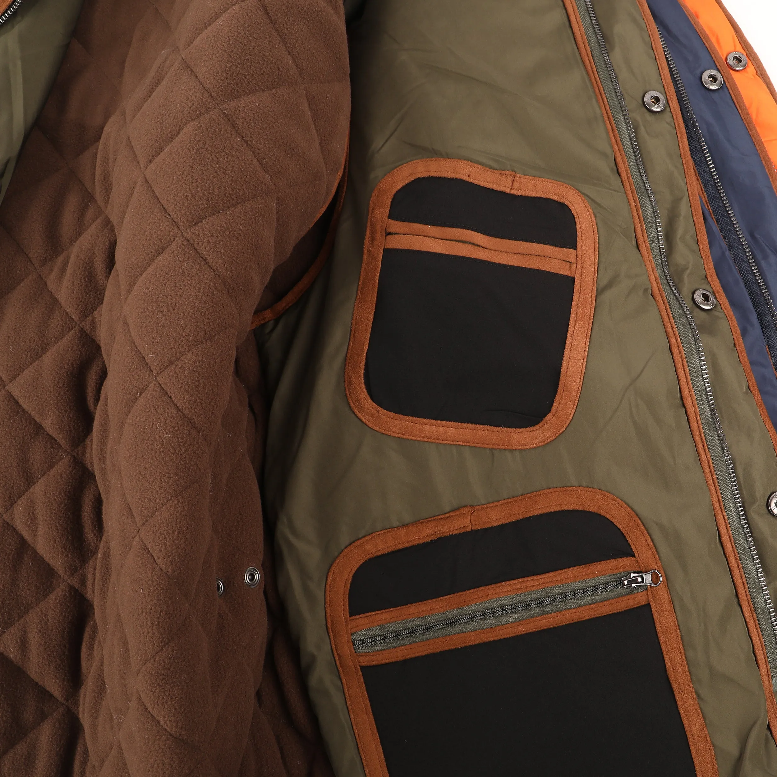 Orange Sportsman Quilted Vest