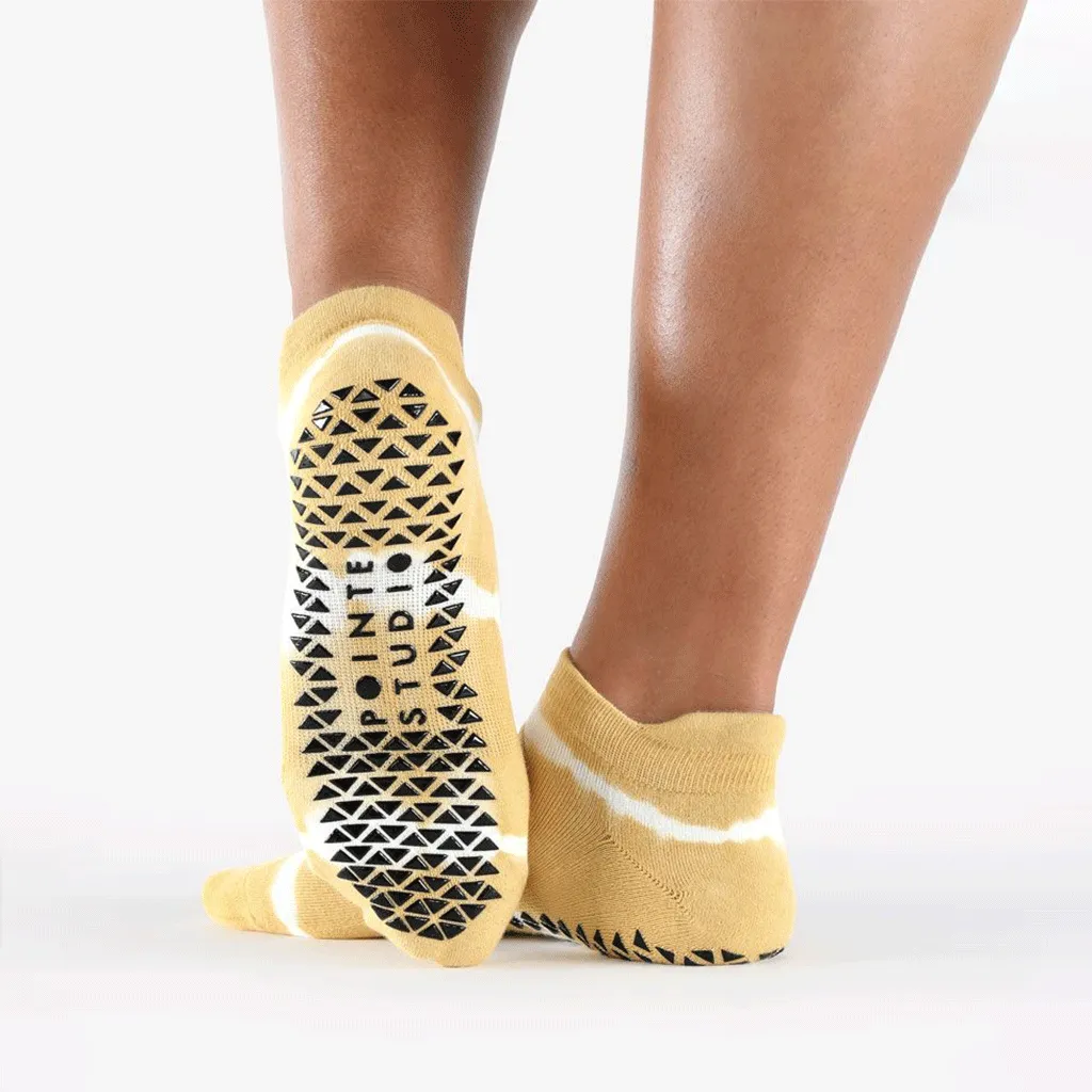 Shibori Strap Grip Sock