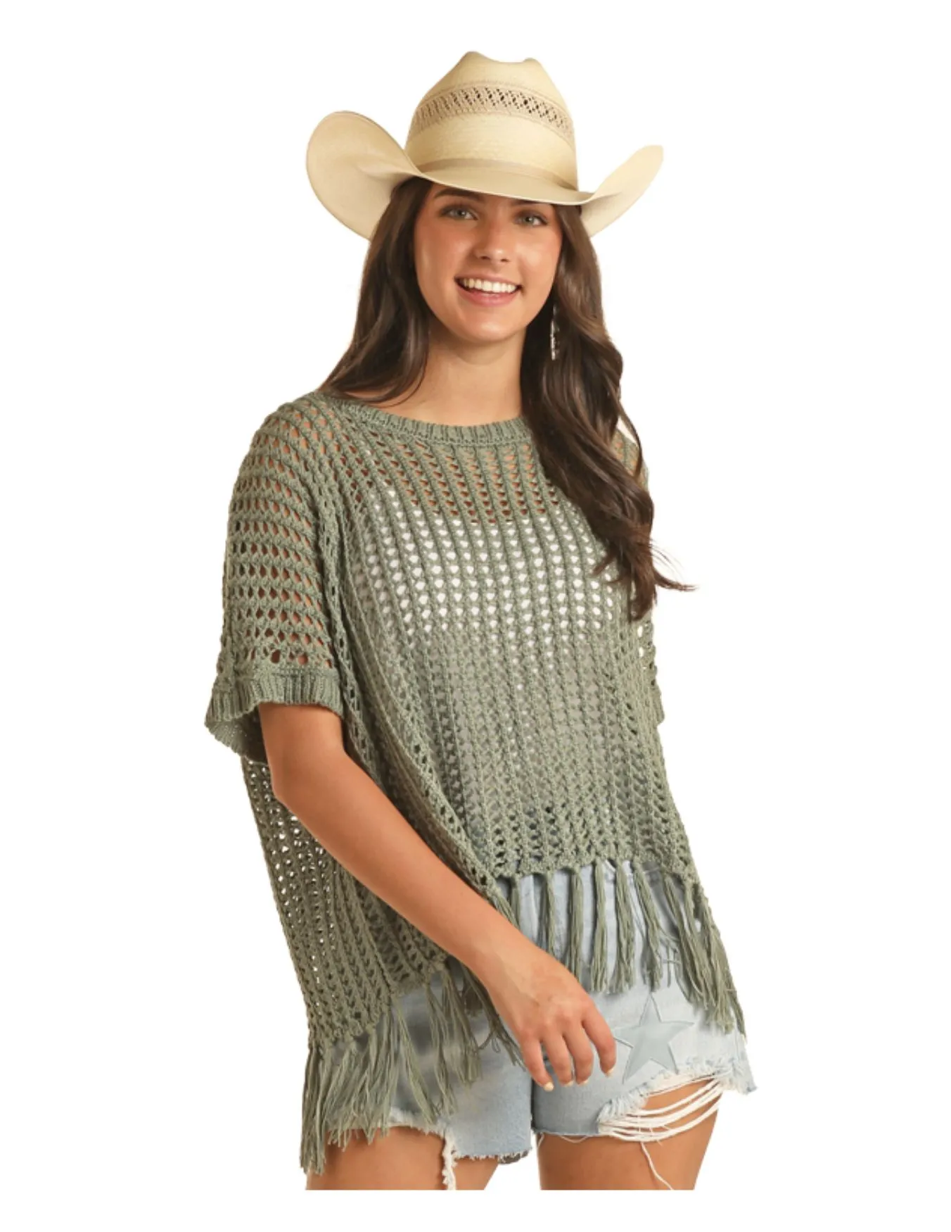 Panhandle Slim Jade Knit Women's Top