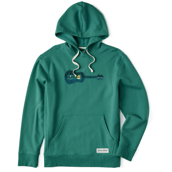 Pine Guitarscape Fleece Hoodie