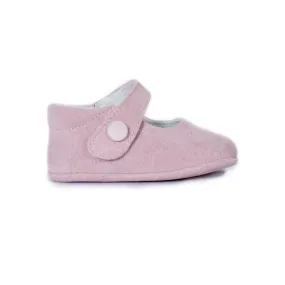 Pink Suede Mary Janes for Beginners