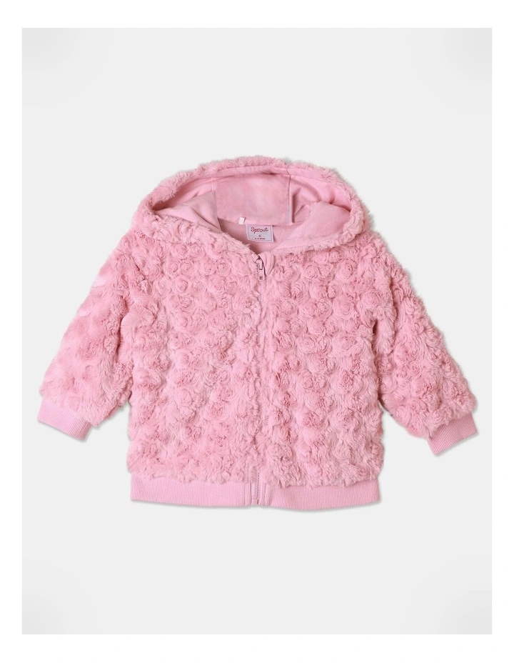 Pink Sherpa Jacket