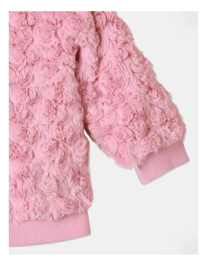 Pink Sherpa Jacket