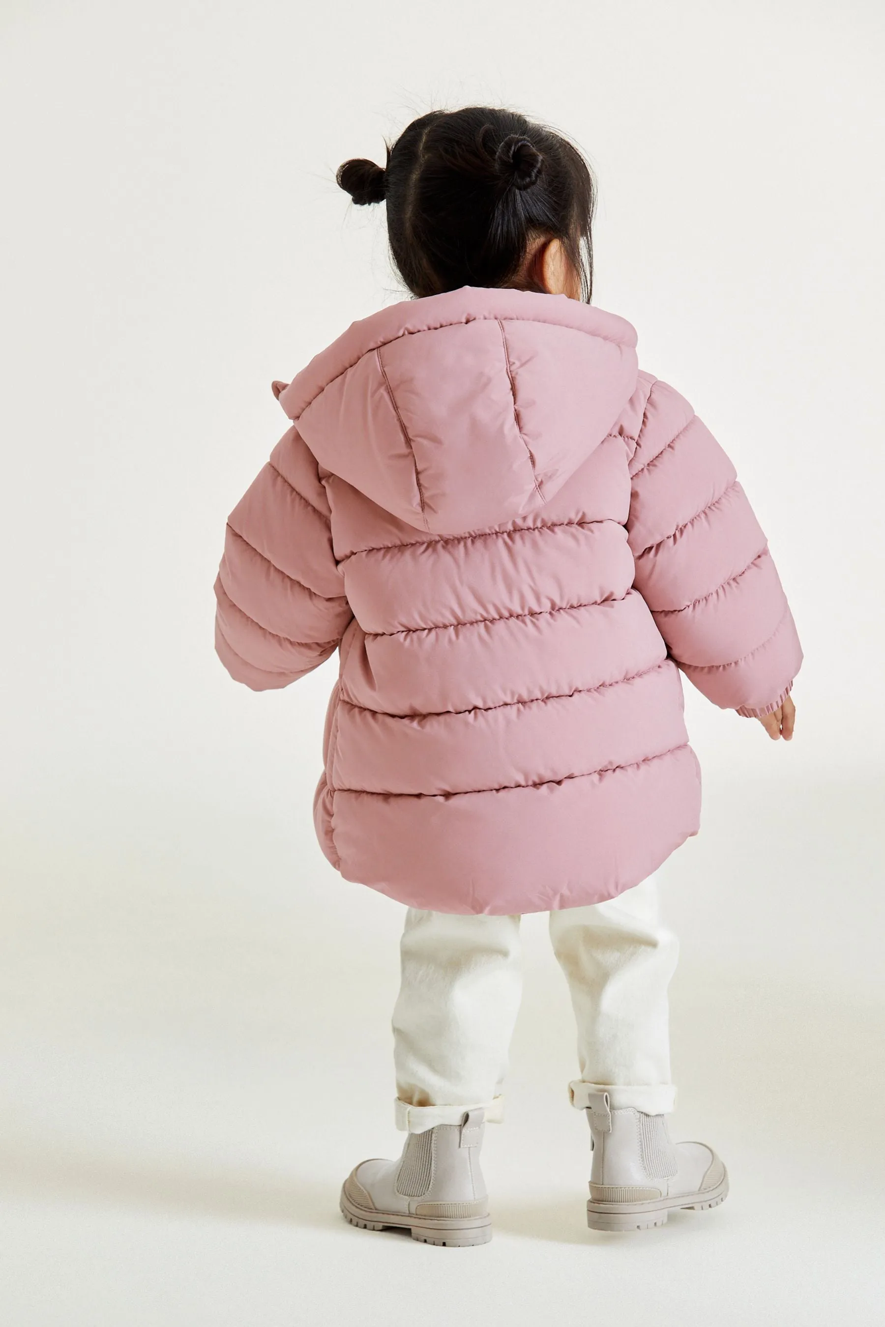 Pink Padded Coat for 3 months-7 years with Shower Resistance