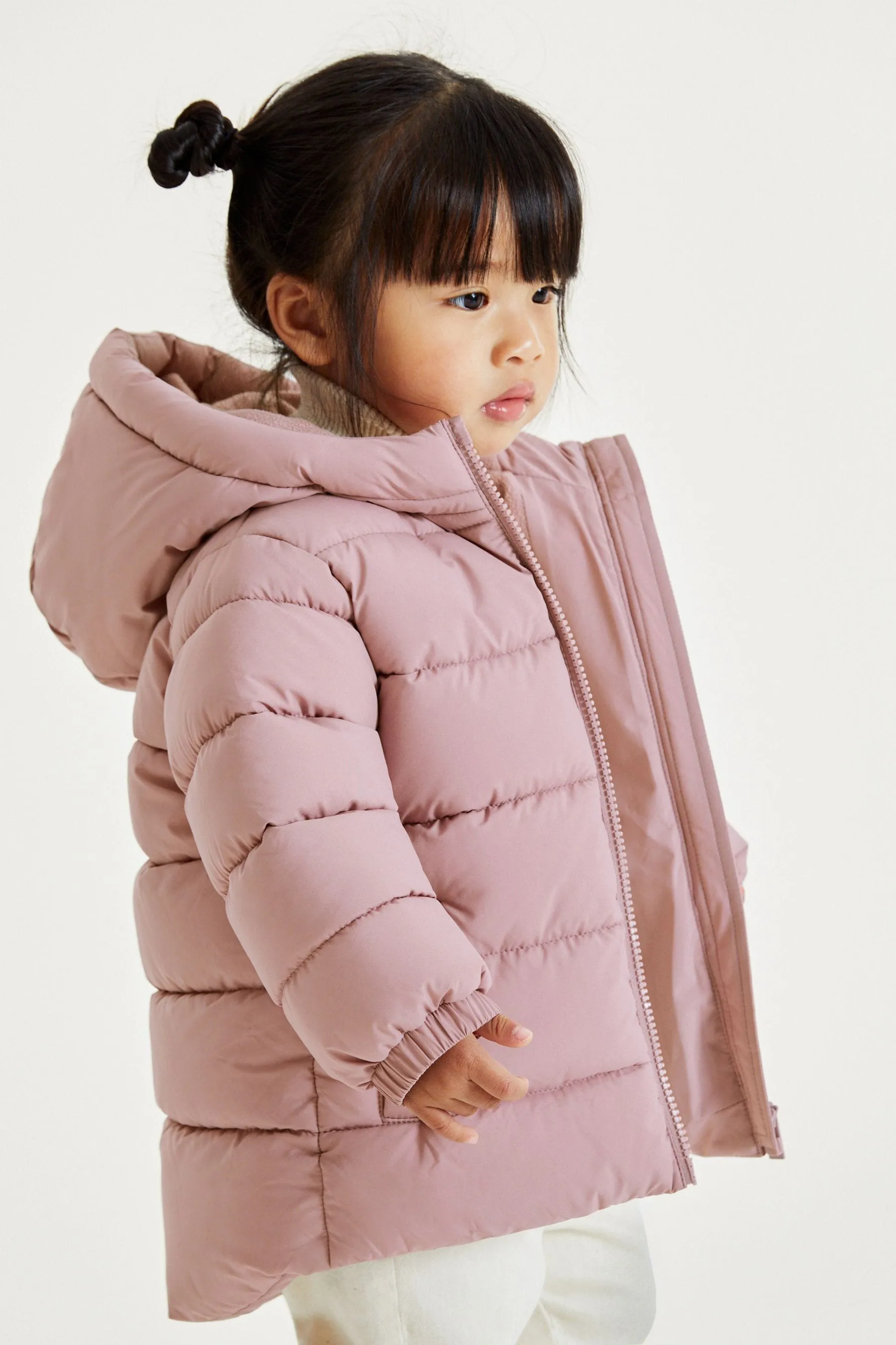 Pink Padded Coat for 3 months-7 years with Shower Resistance