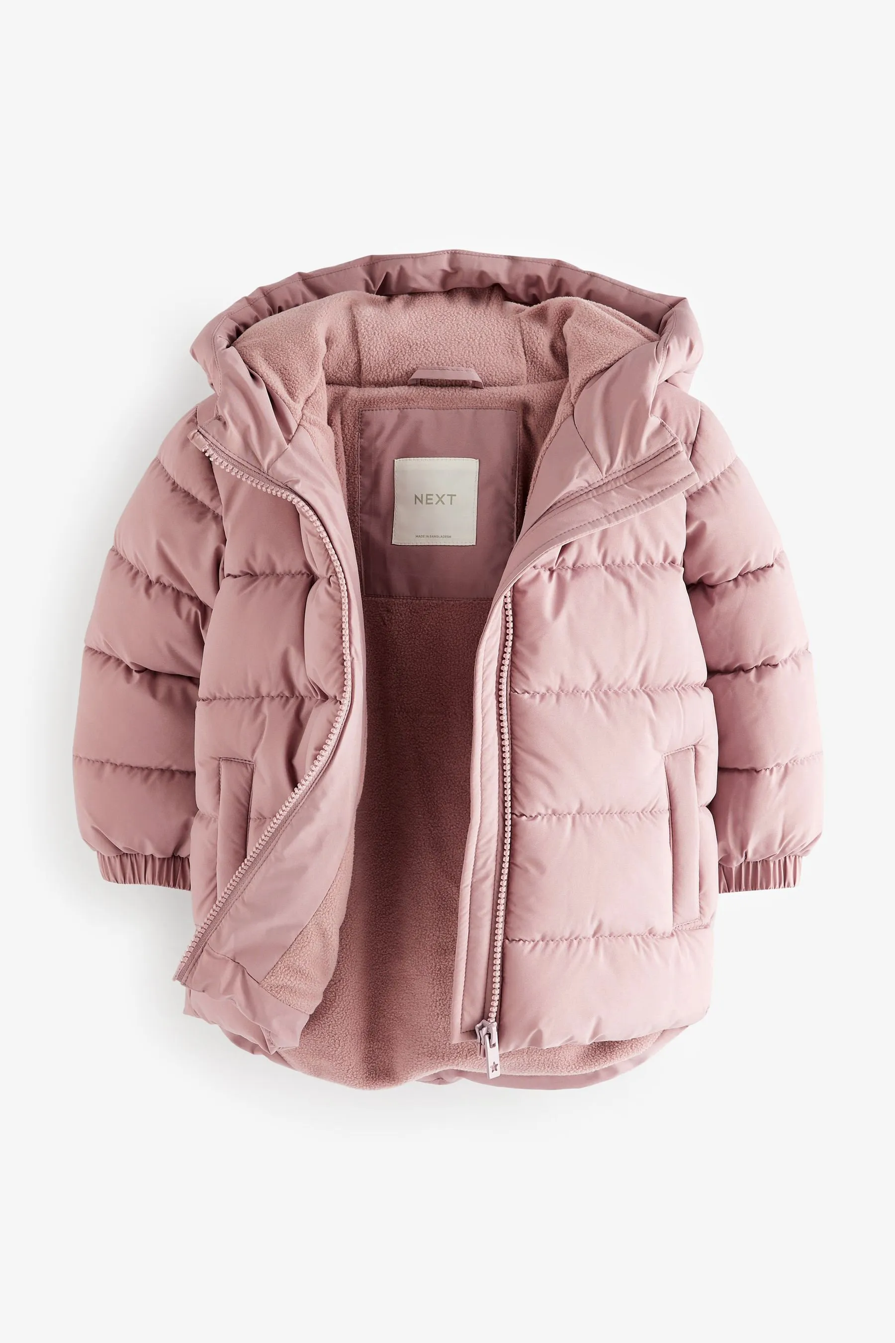 Pink Padded Coat for 3 months-7 years with Shower Resistance