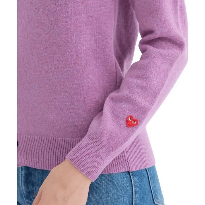 Wool Long Sleeve Plain Office Style Top