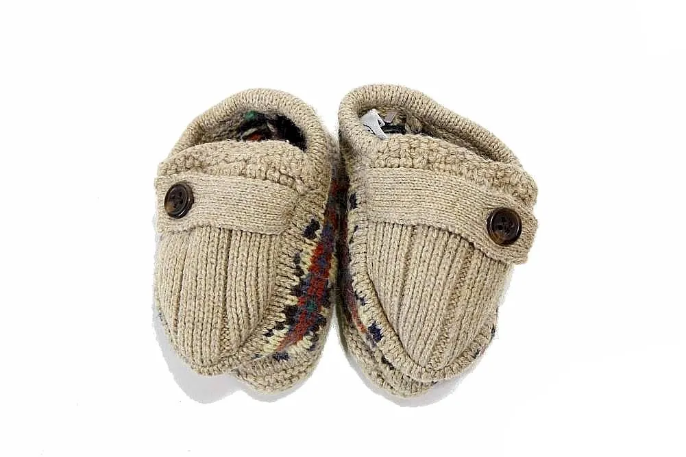 Polo Ralph Lauren Infant Boy's Fair Isle Knit Hat & Booties Set