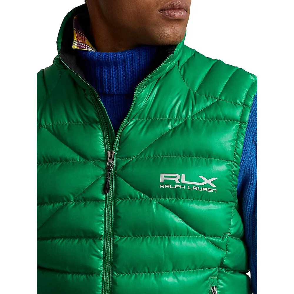 Packable Duck Down Channel-Quilted Vest by Polo Ralph Lauren