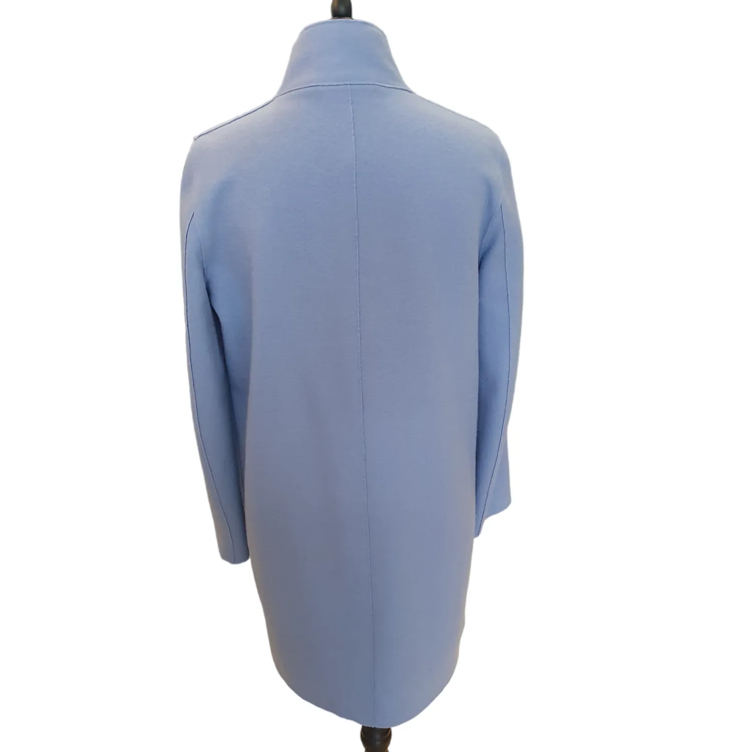 Powder Blue Wool Coat Marella, size 14