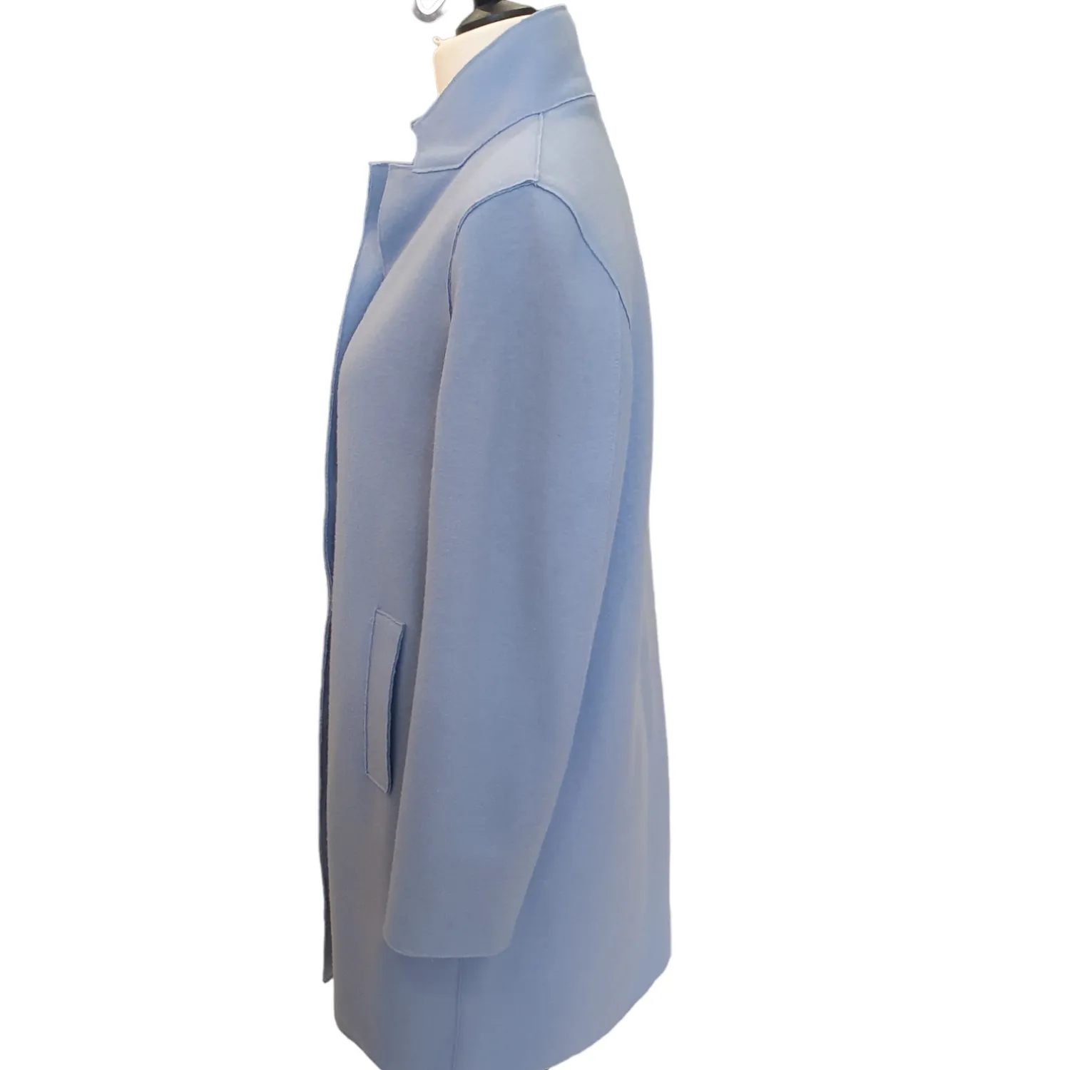 Powder Blue Wool Coat Marella, size 14