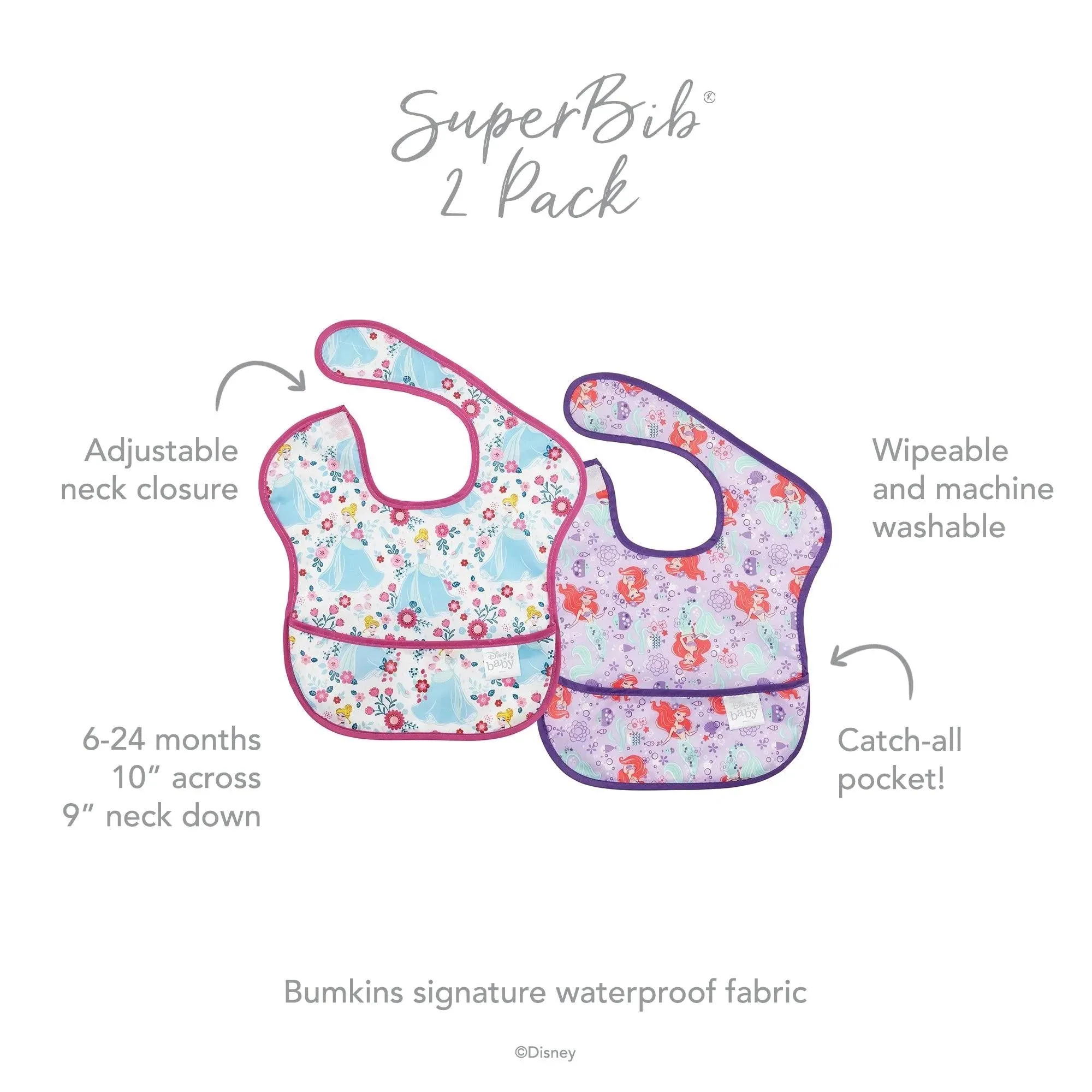 Princess SuperBib Two Pack Set