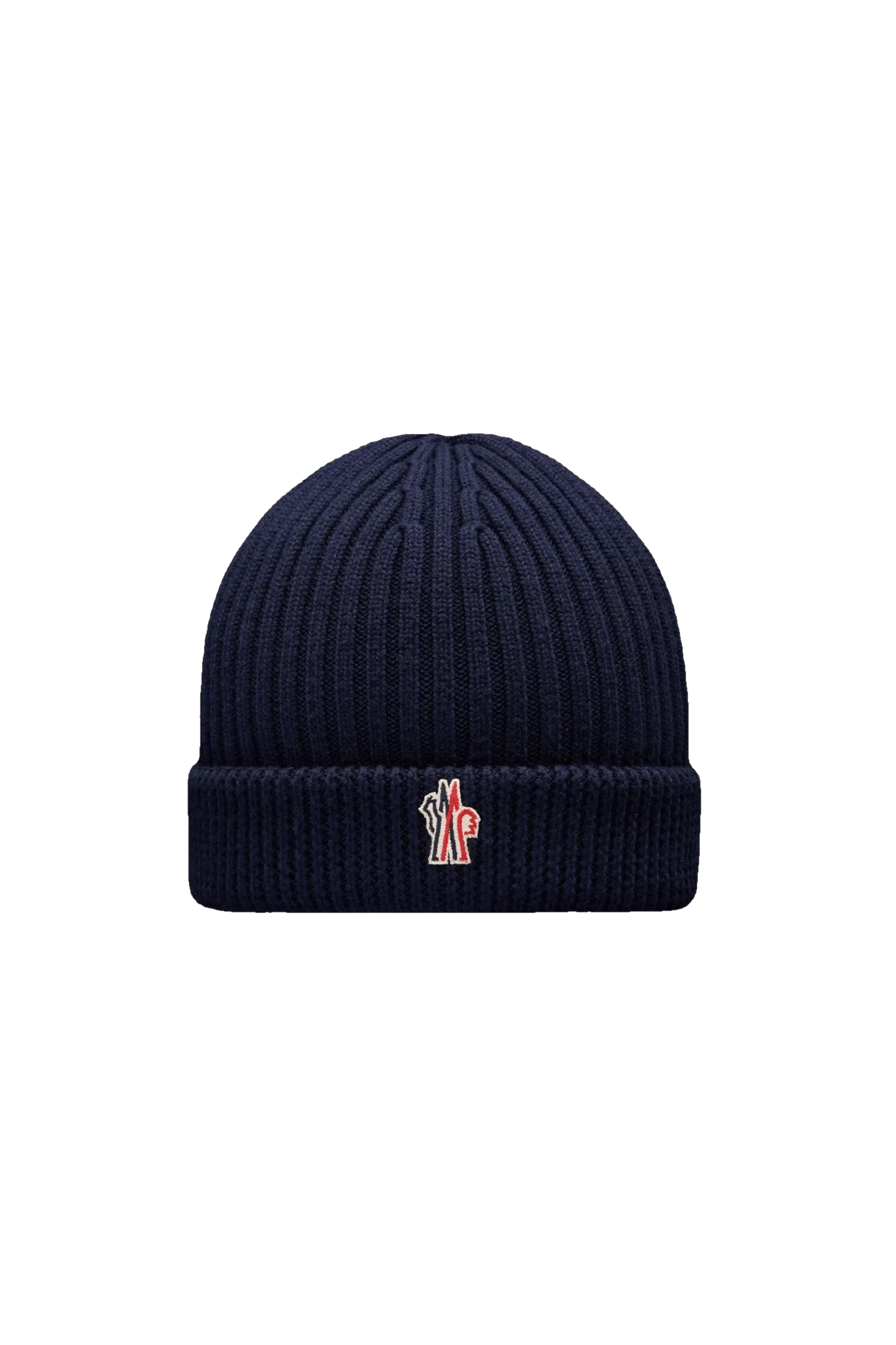 Moncler Grenoble Navy Pure Wool Beanie