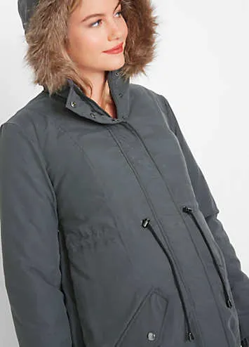 bonprix Maternity Quilted Coat | Look Again