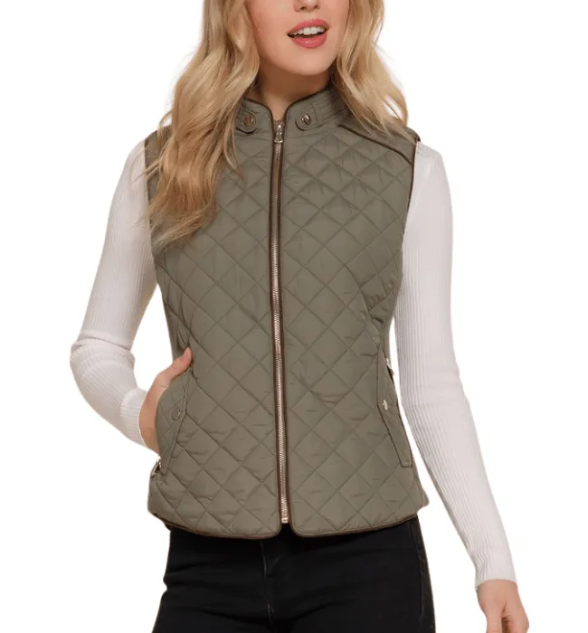 Quilted Vest named Olympia