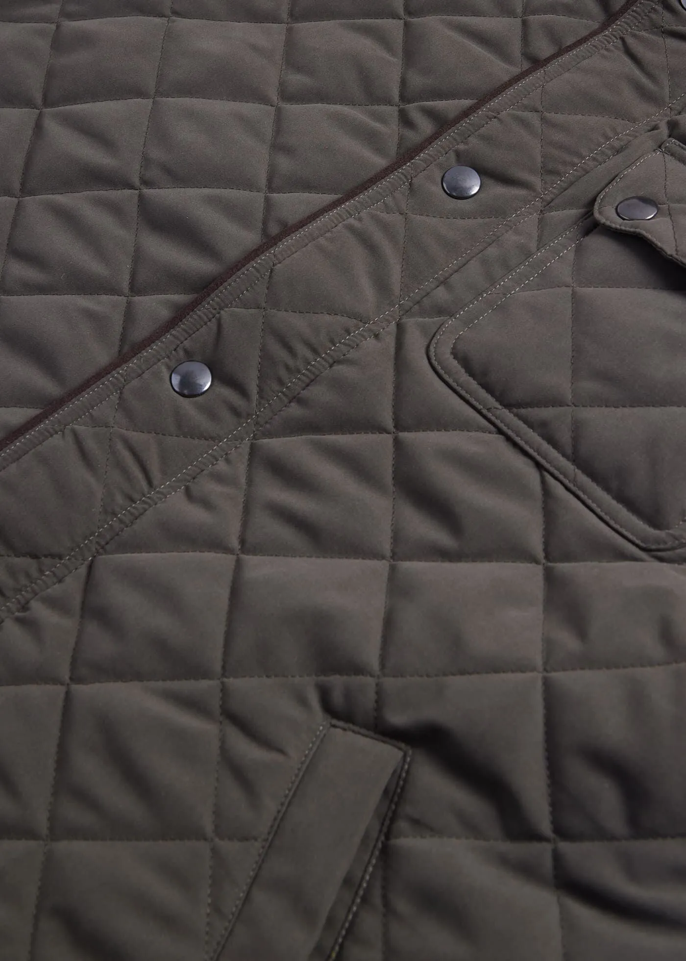 Quilted Vest with Diamond Pattern