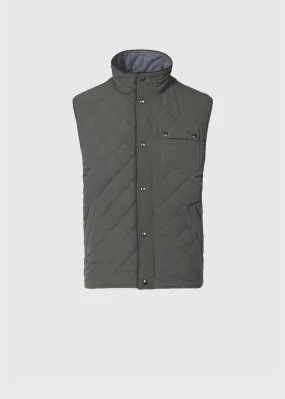 Quilted Vest with Diamond Pattern