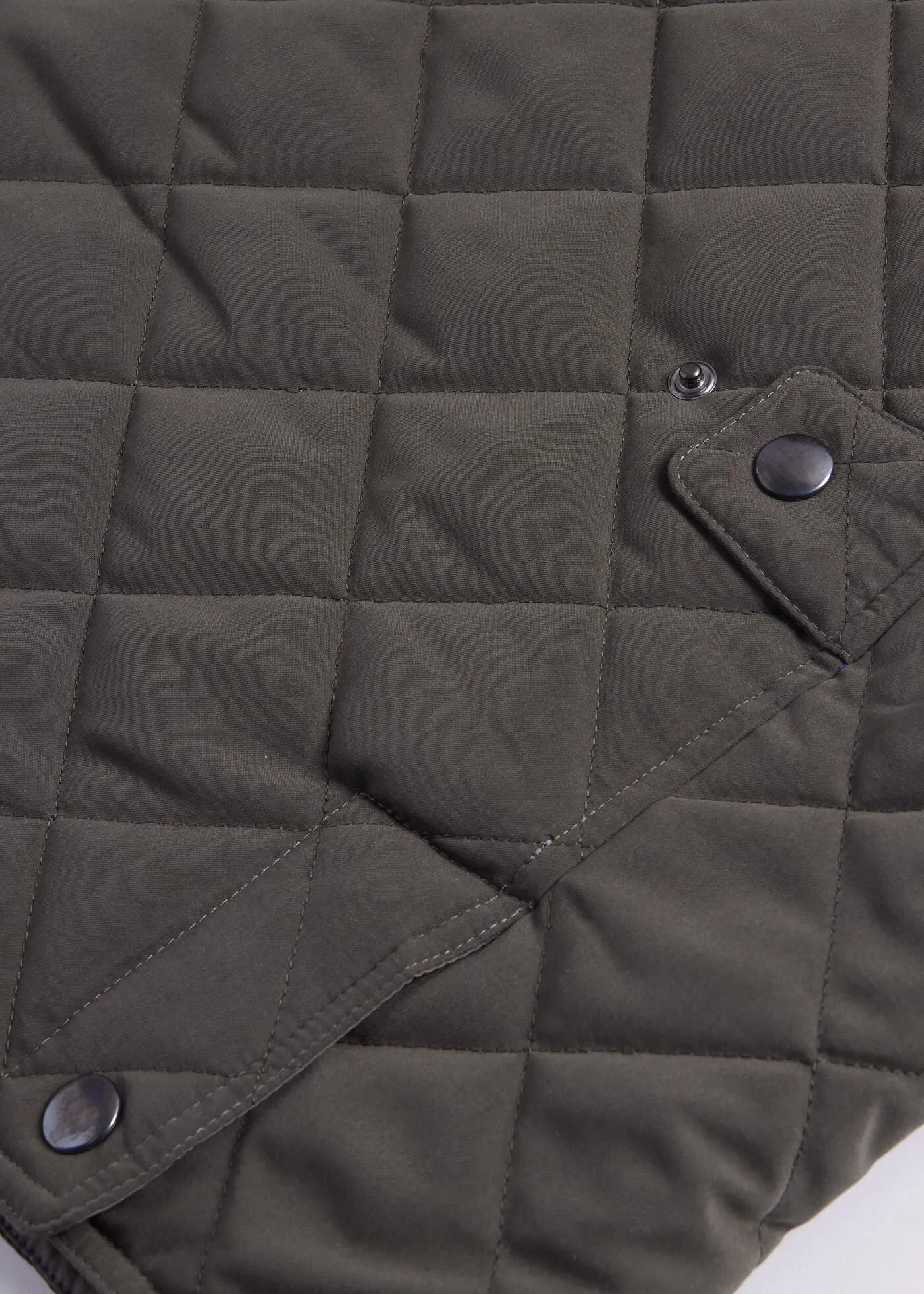 Quilted Vest with Diamond Pattern