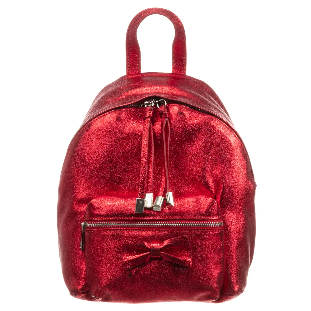 Stylish Red Backpack (26cm)