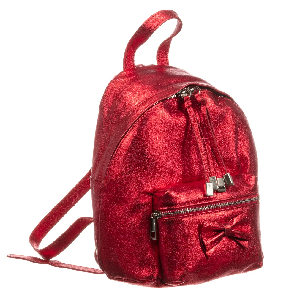 Stylish Red Backpack (26cm)