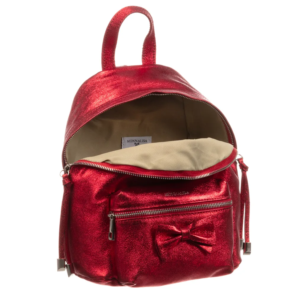 Stylish Red Backpack (26cm)