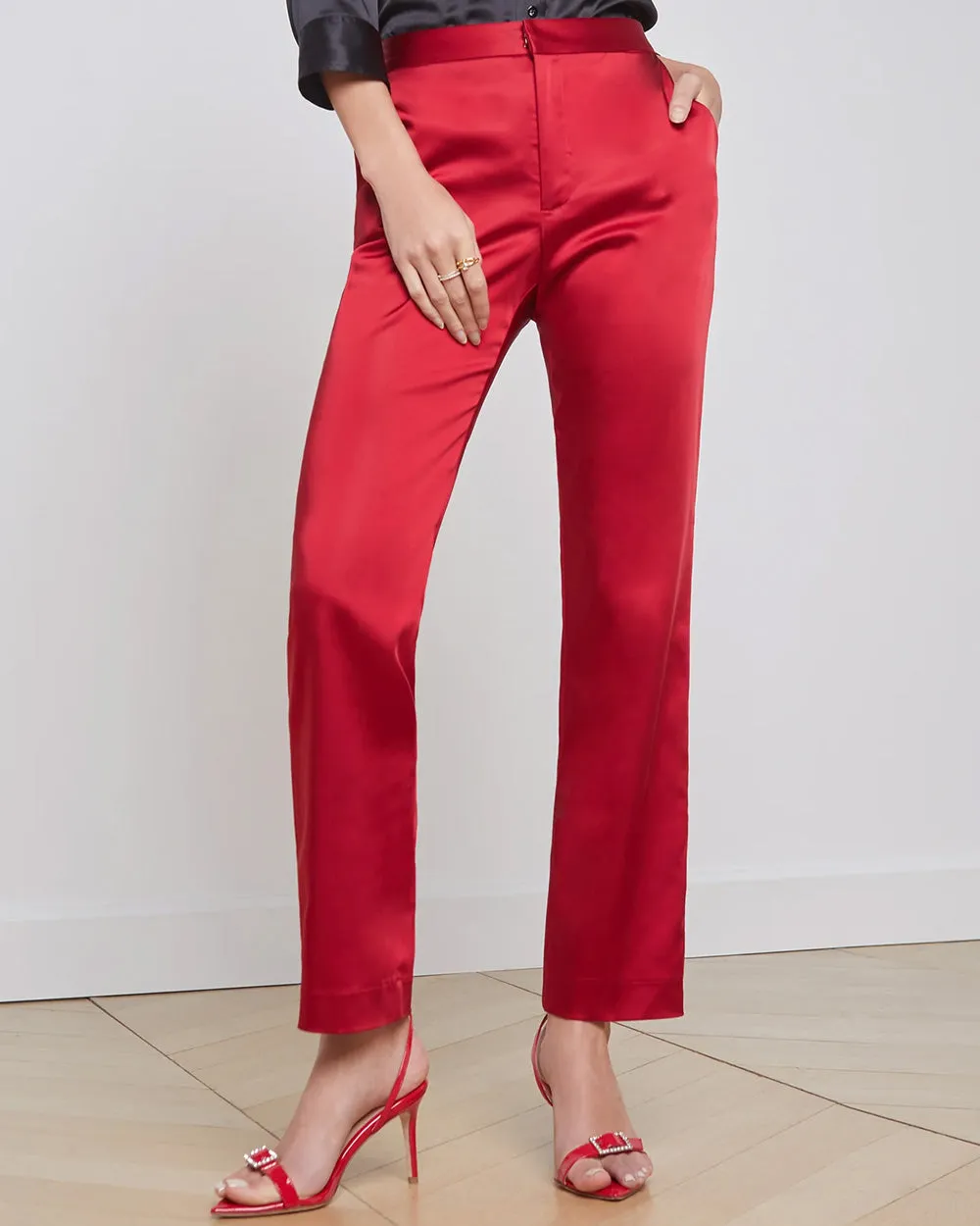 Dark Red Tango Trouser