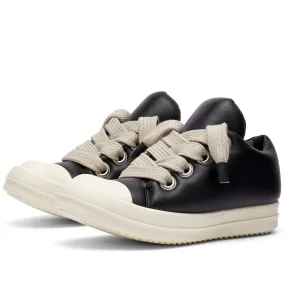 Rick Owens Jumbo Lace Padded Low SneakersBlack