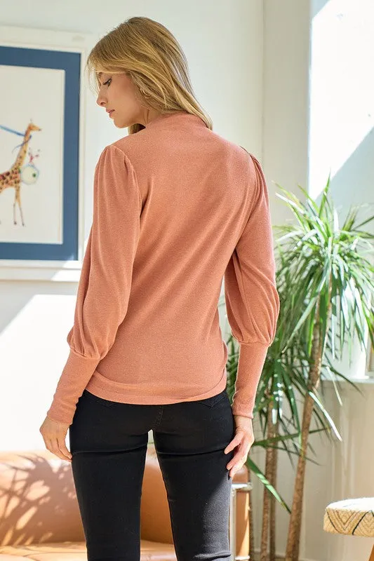 Fashionable High Neck Sweater