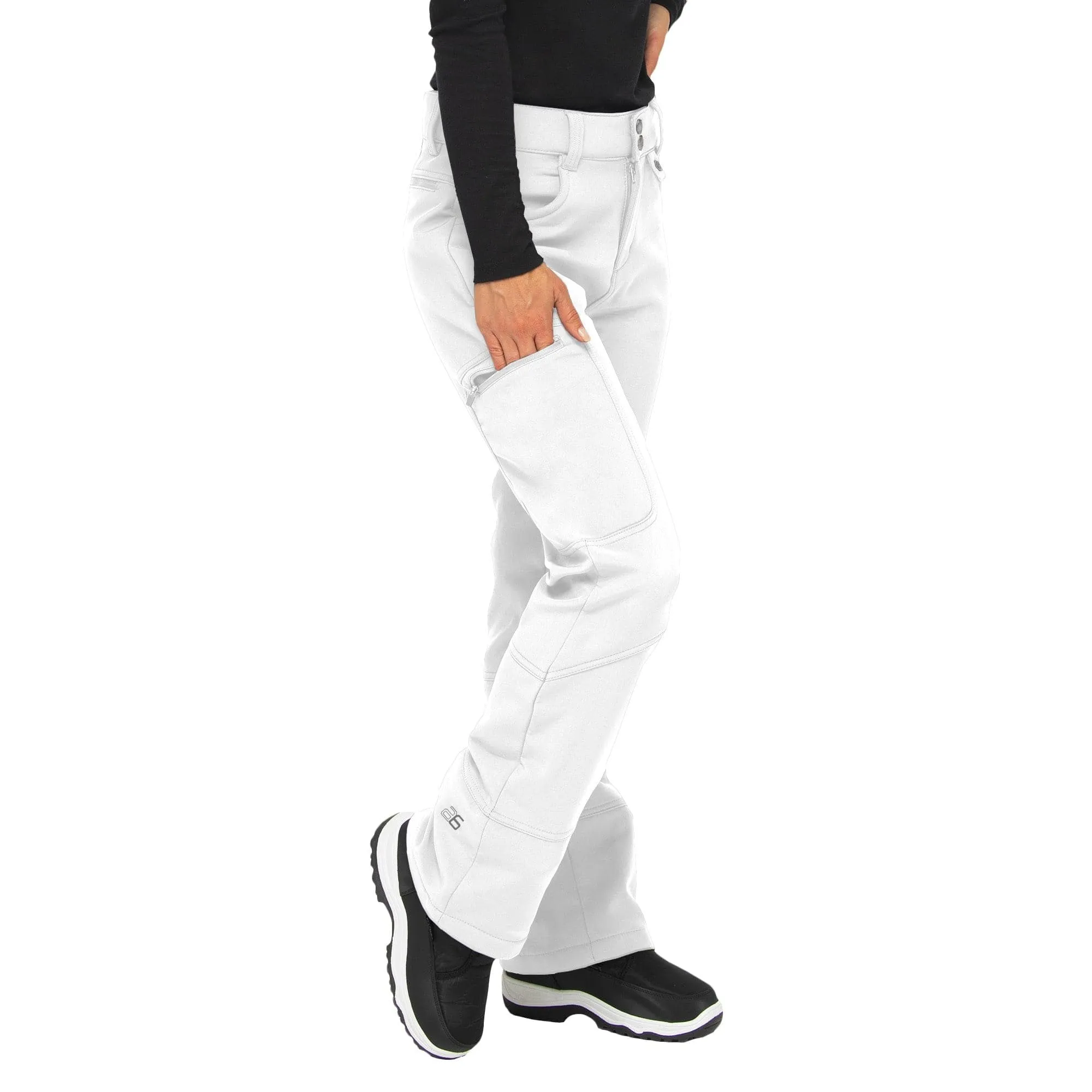 Short Inseam Fleece Lined Pants