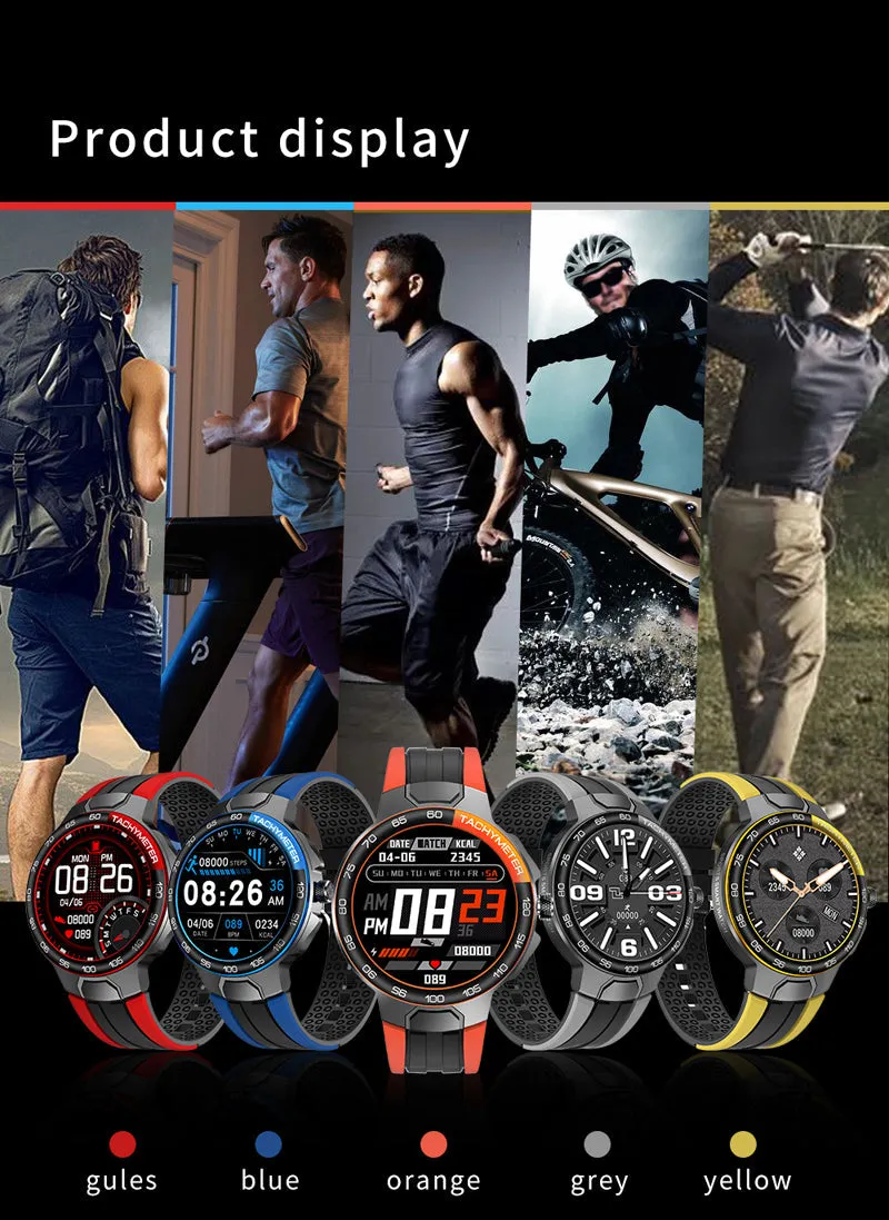 Universal Bluetooth Smartwatch for Heart Rate & Blood Pressure Monitoring