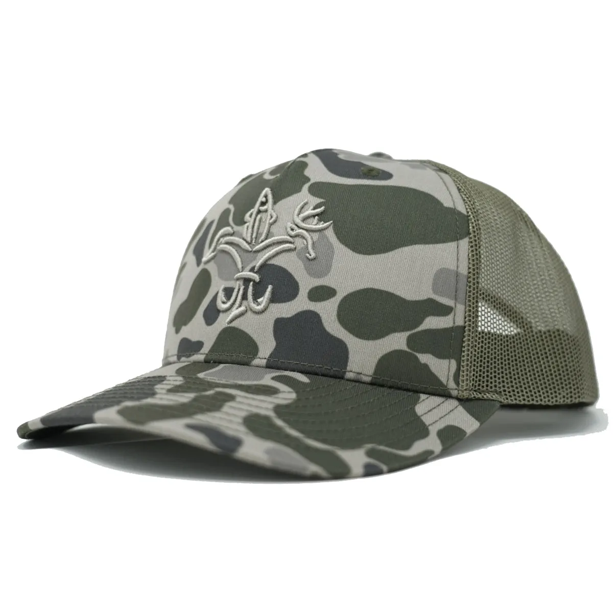 Vintage Camouflage Snapback Hat