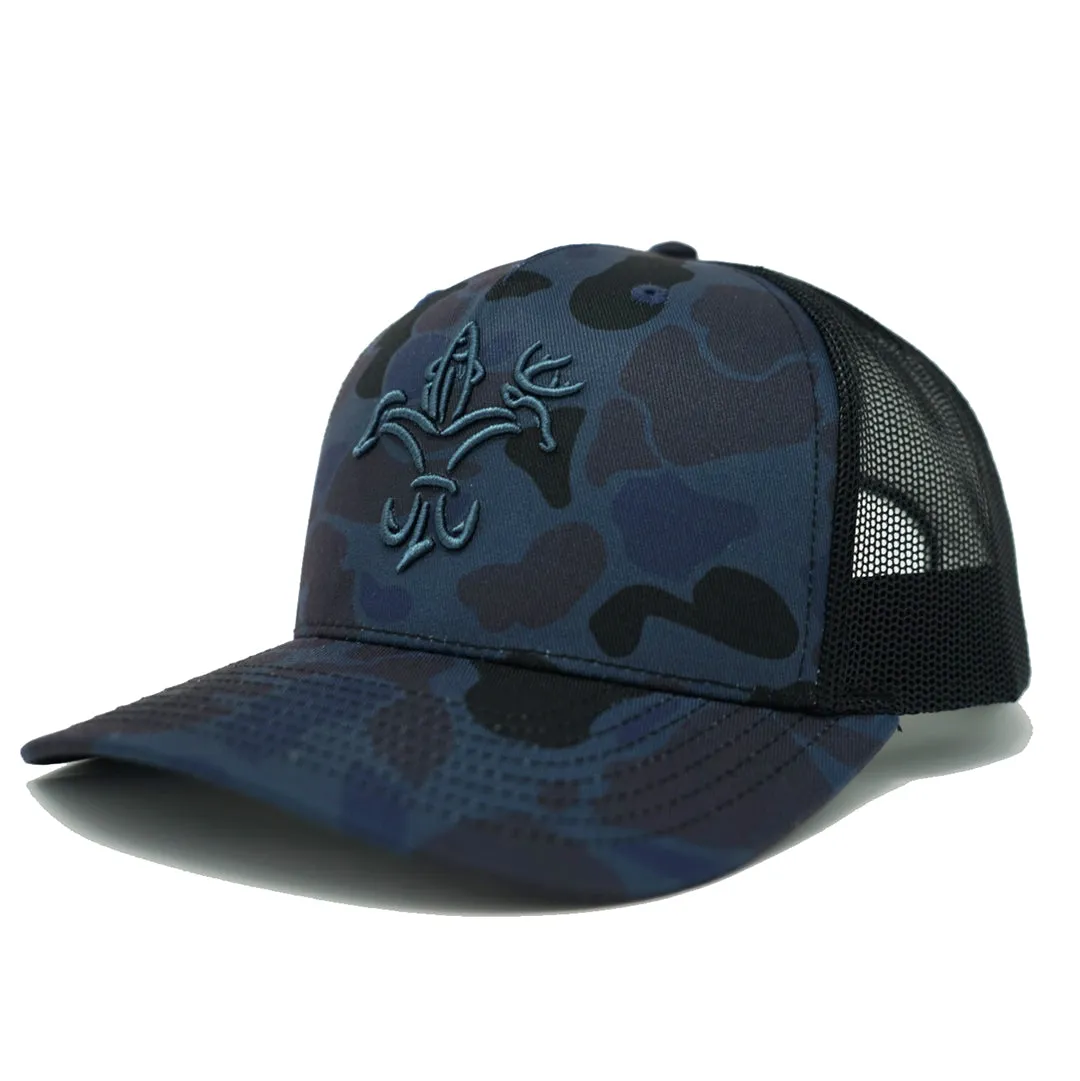 Vintage Camouflage Snapback Hat