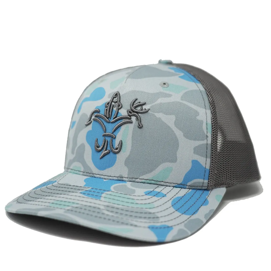 Vintage Camouflage Snapback Hat