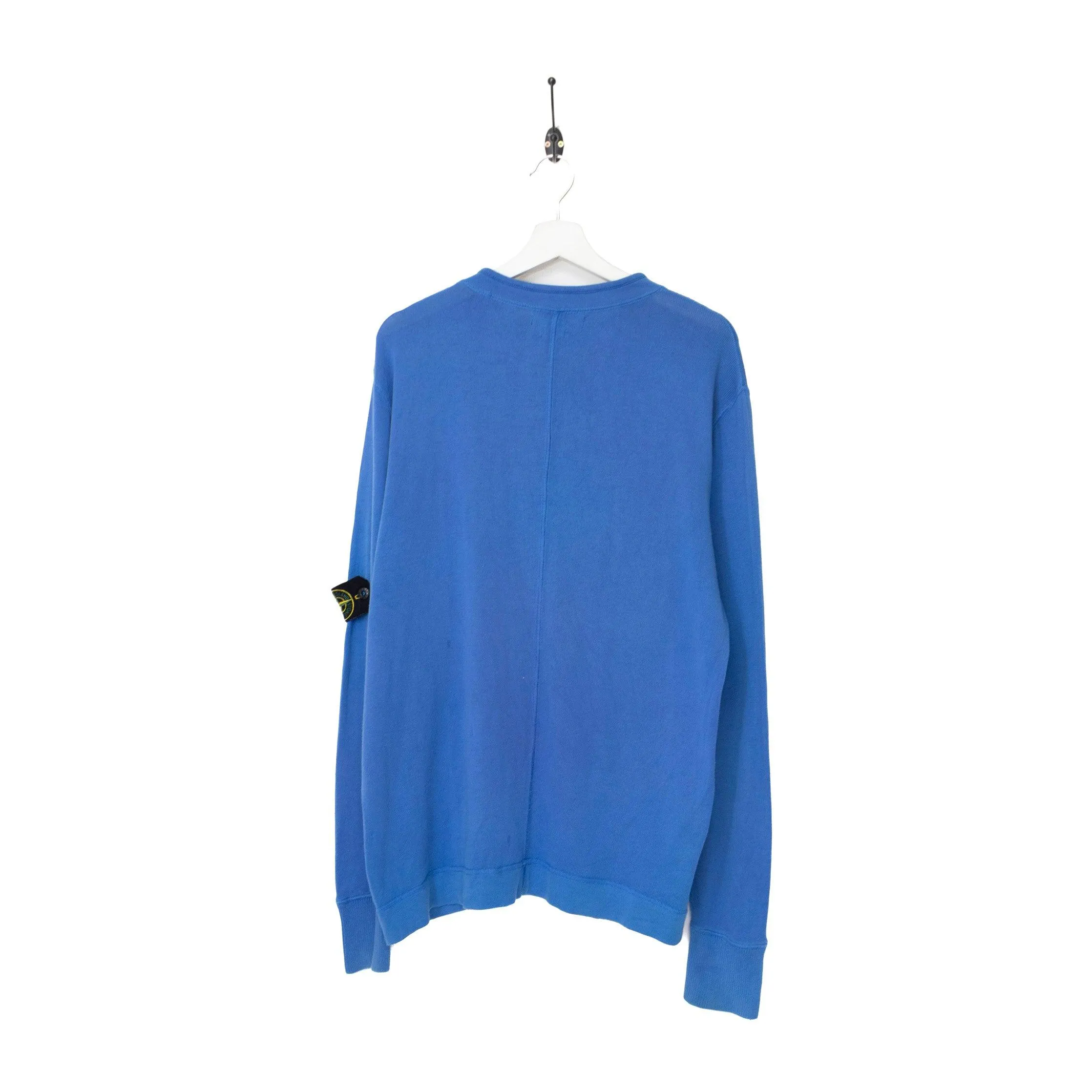 Stone Island Spring Summer 2004 Blue Knit Sweater