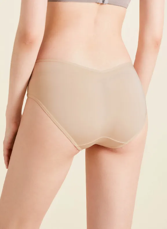 Soft V-Back Simple Mid Panty