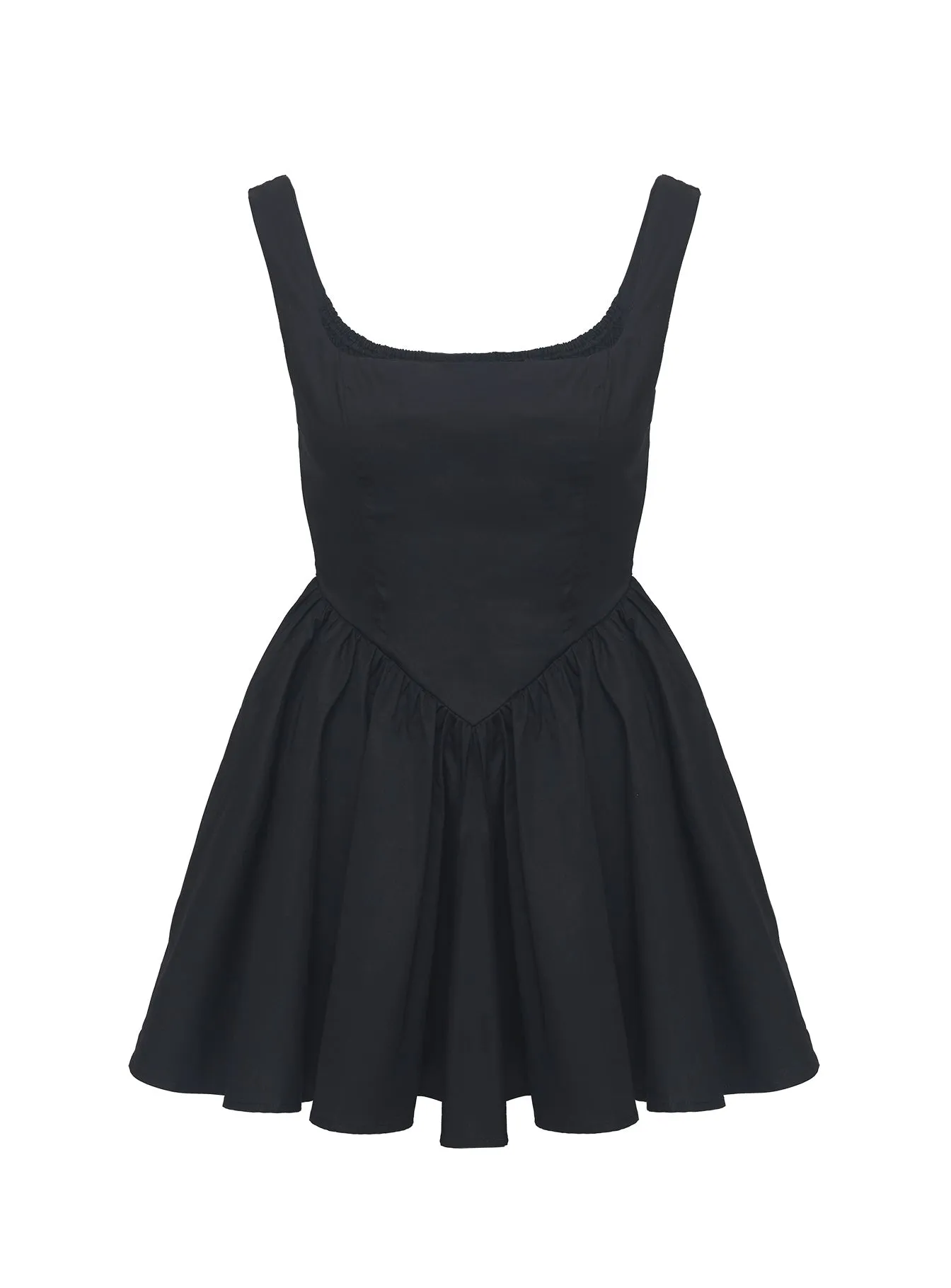 Black Straplie Mini Dress