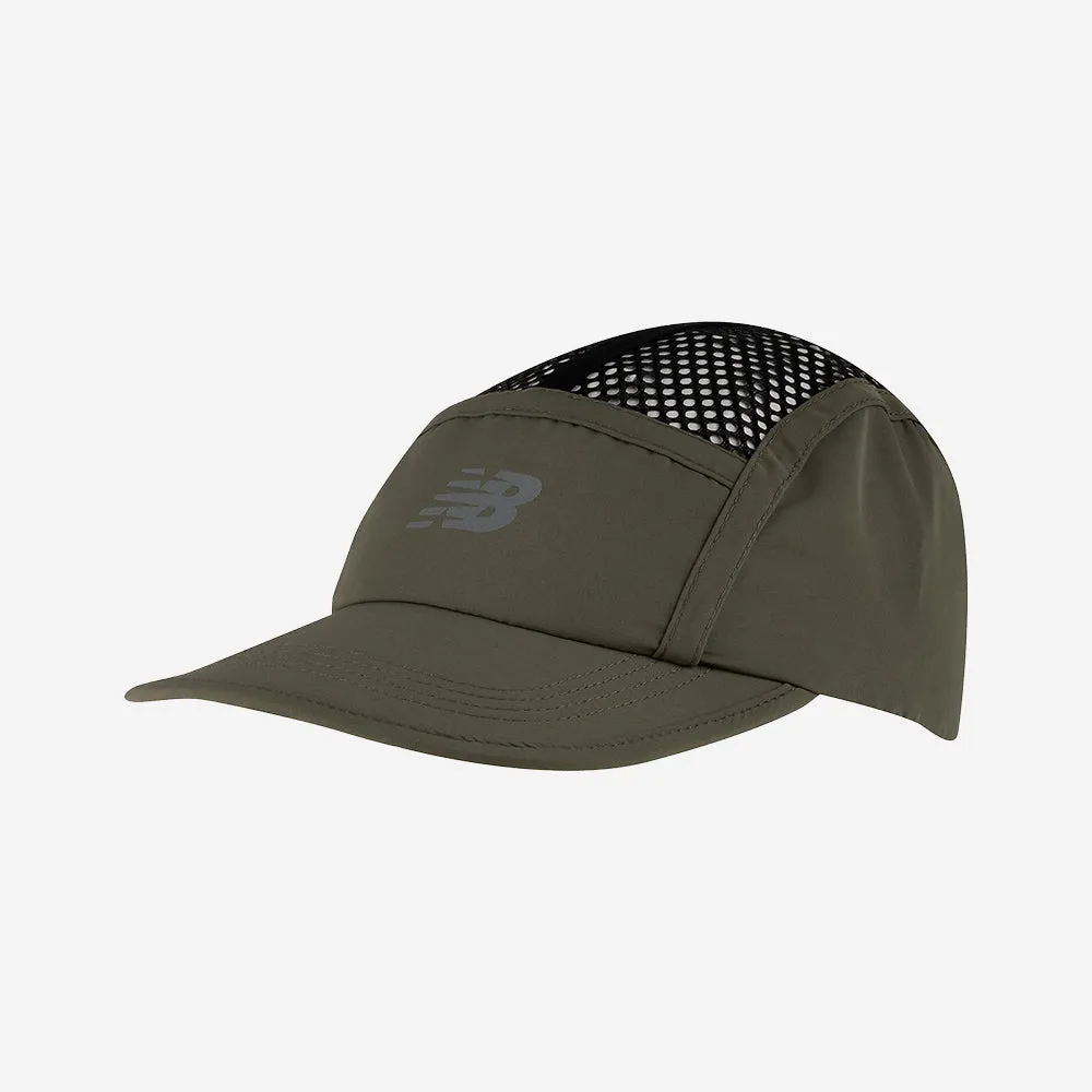 Stylish 5-Panel Hat in Dark Olive