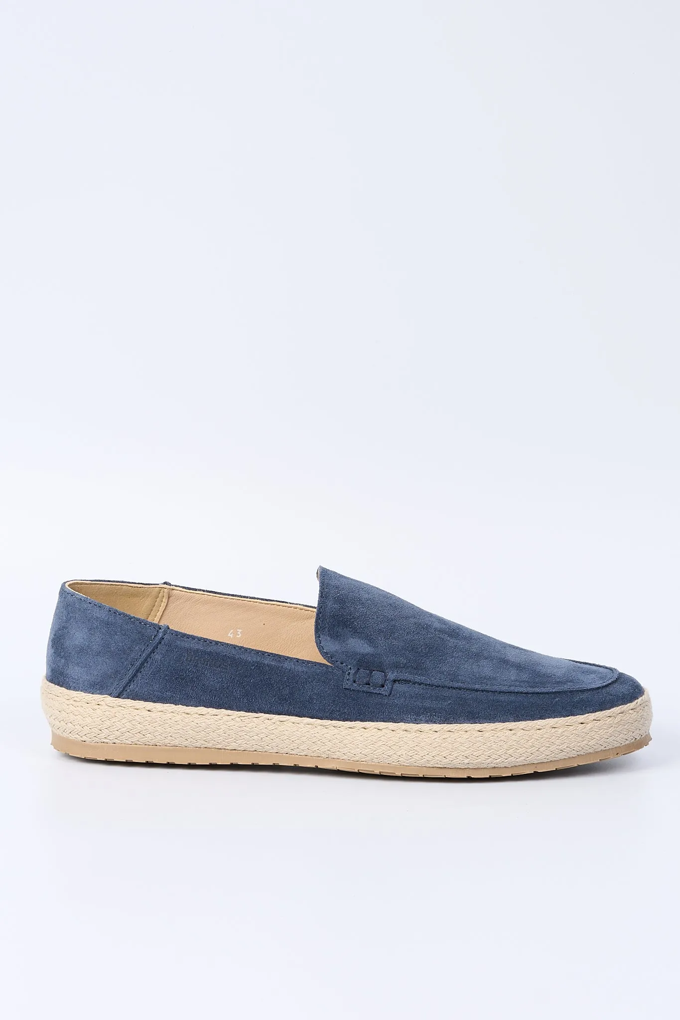 Brunos Mens Blue Open Fondo Corda Moccasin