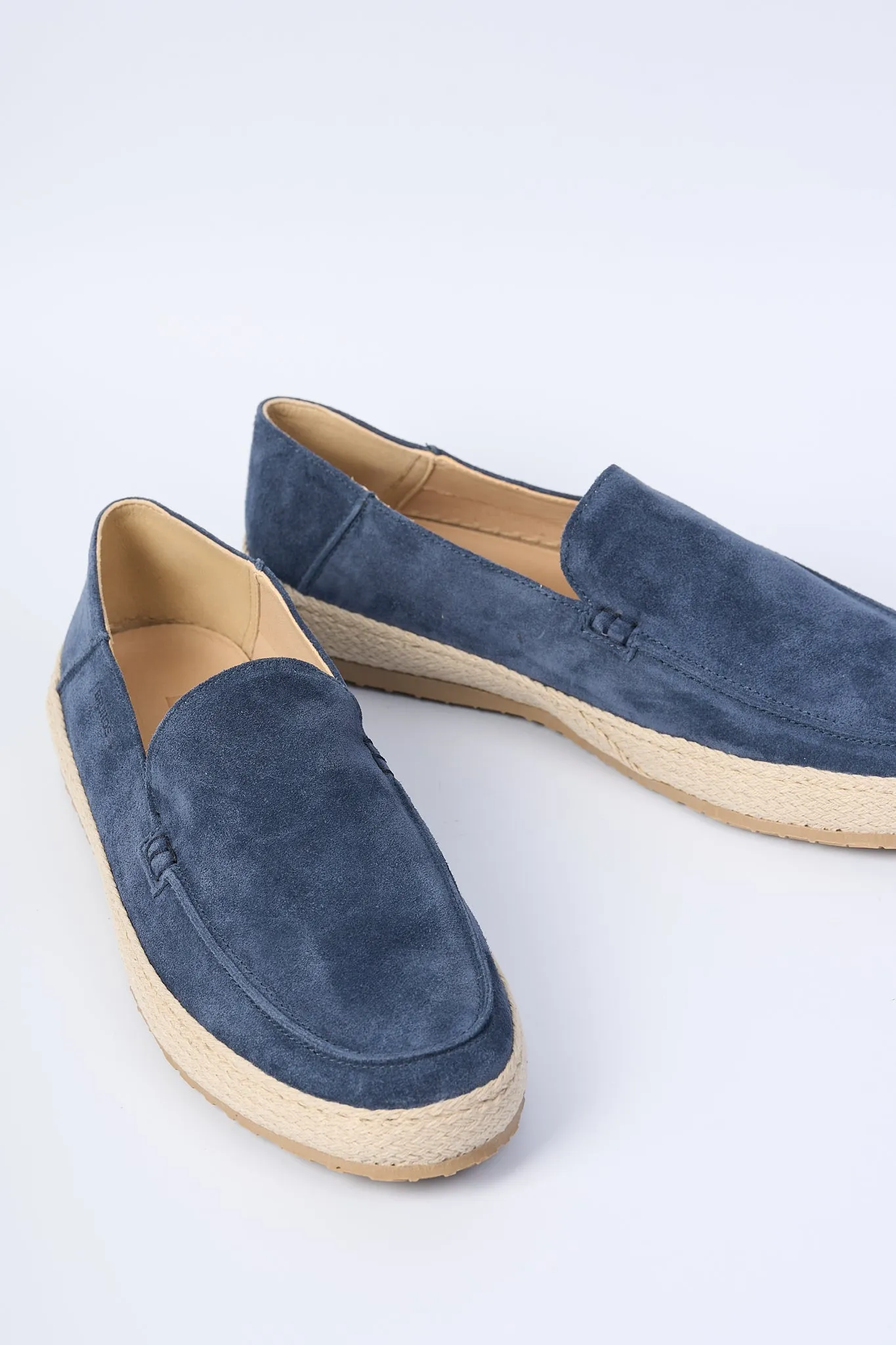 Brunos Mens Blue Open Fondo Corda Moccasin